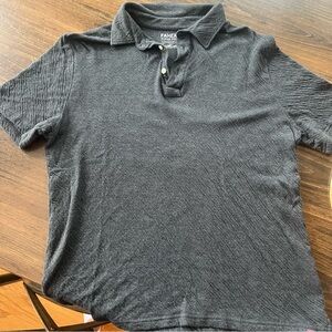Men’s Faherty Cloud Cotton L Polo, Grey